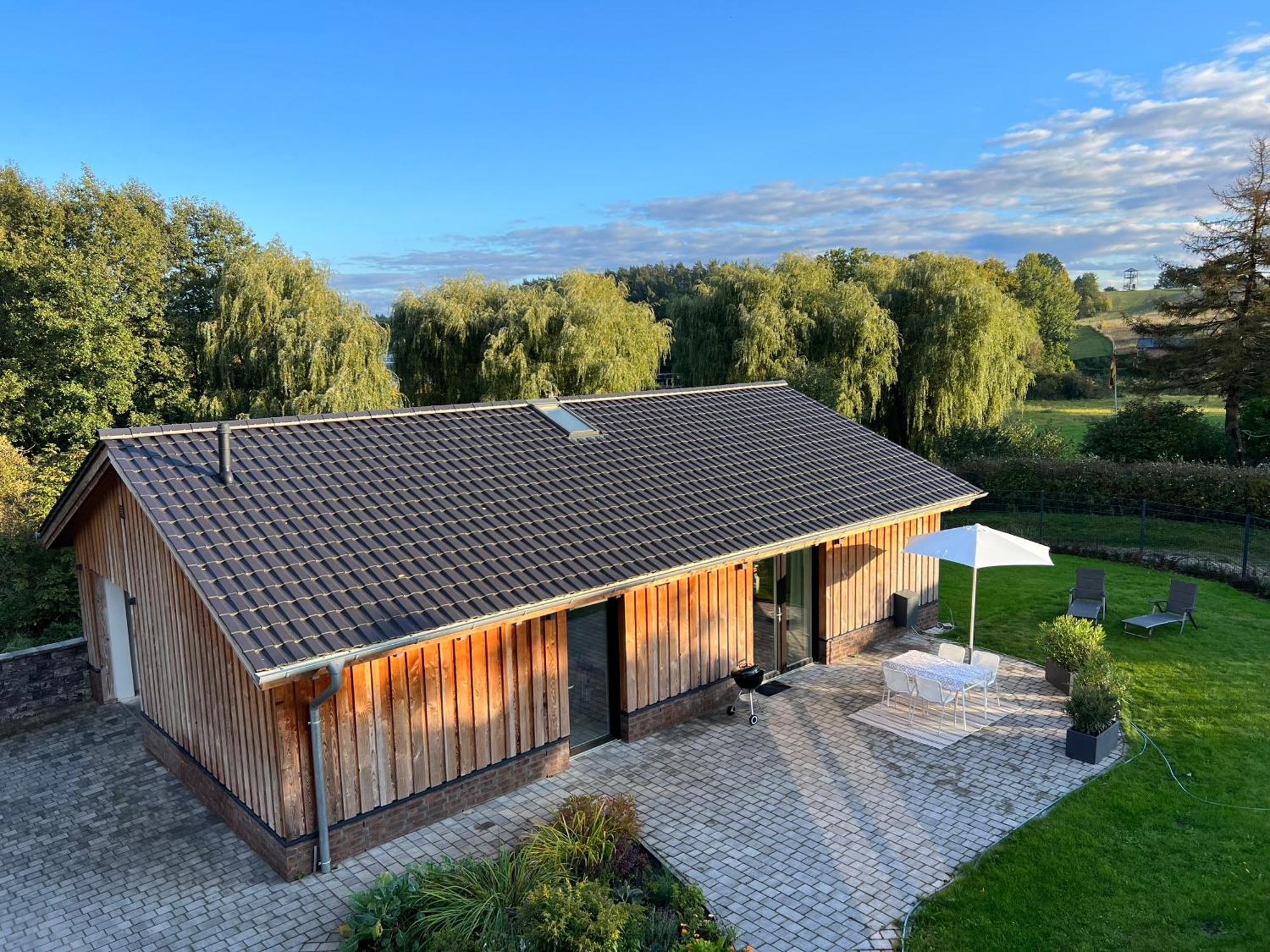 Ferienhaus Auszeit Mit Sauna Schwarz Екстер'єр фото